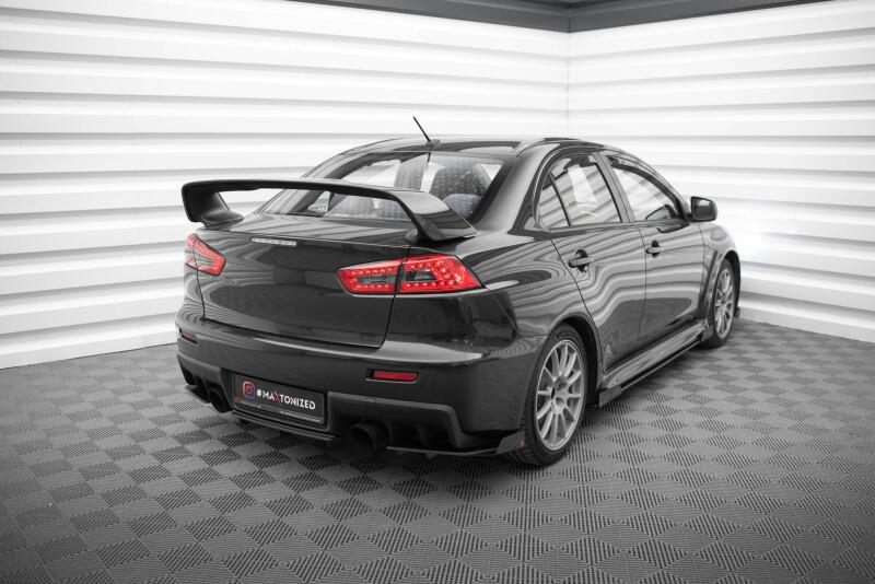 Maxton Design Street Pro Heckdiffusor für Mitsubishi Lancer EVO X schwarz