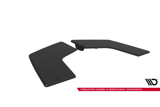 Maxton Design Street Pro Diffusor Flaps für Mitsubishi Lancer EVO X schwarz