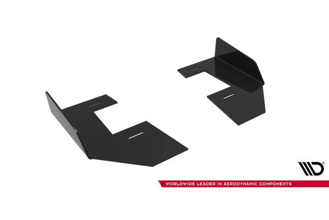 Maxton Design Street Pro Diffusor Flaps für Mitsubishi Lancer EVO X Hochglanz schwarz