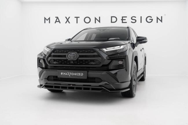 Maxton Design Frontlippe für Toyota RAV4 Adventure Mk5 Hochglanz schwarz