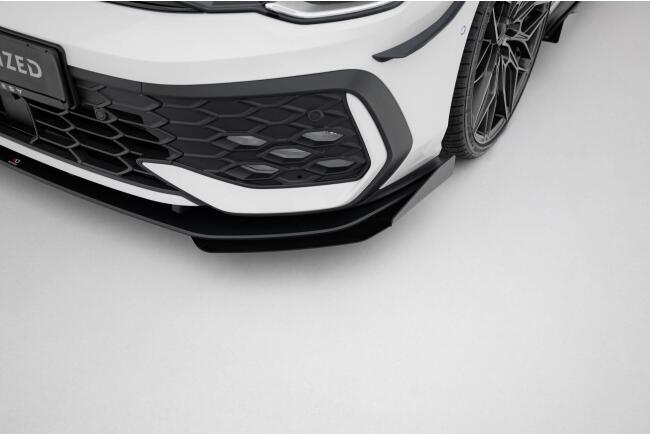 Maxton Design Street Pro Flaps für VW Golf 8 Facelift GTI / GTE / R-Line Hochglanz schwarz