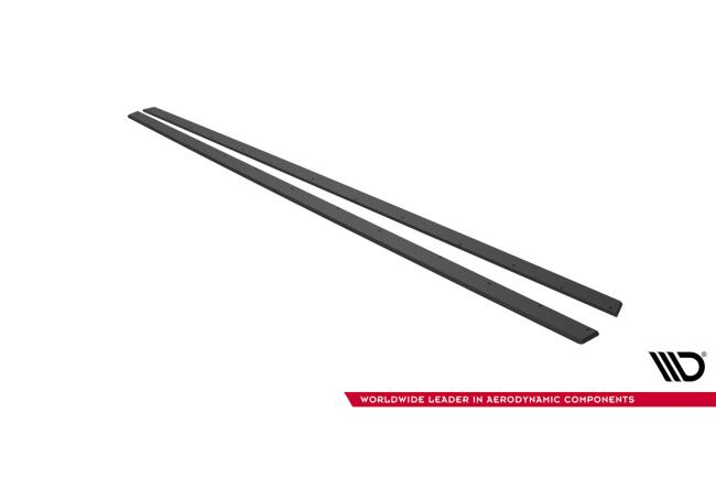 Maxton Design Street Pro Seitenschweller (Paar) V.2 für VW Golf 8 Facelift GTI / GTE / GTI Clubsport / R-Line rot