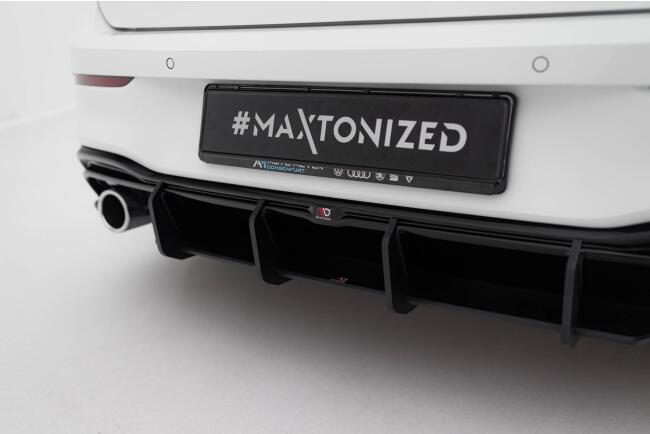 Maxton Design Street Pro Heckdiffusor V.4 für VW Golf 8 GTI schwarz