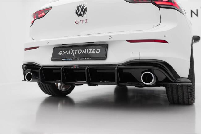 Maxton Design Street Pro Heckdiffusor V.4 für VW Golf 8 GTI schwarz