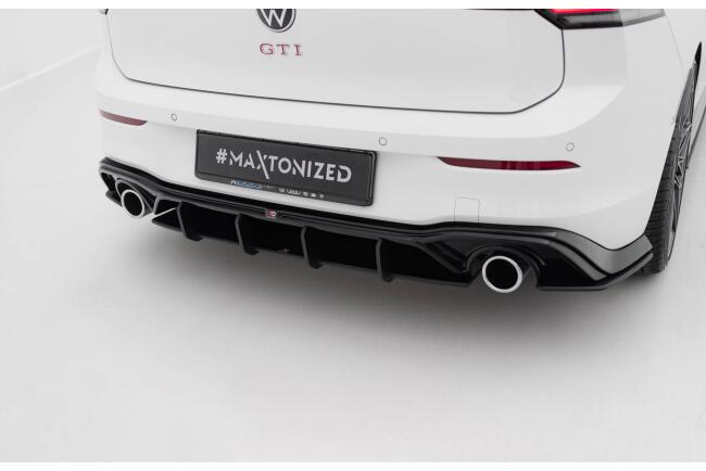 Maxton Design Street Pro Heckdiffusor V.5 für VW Golf 8 GTI schwarz