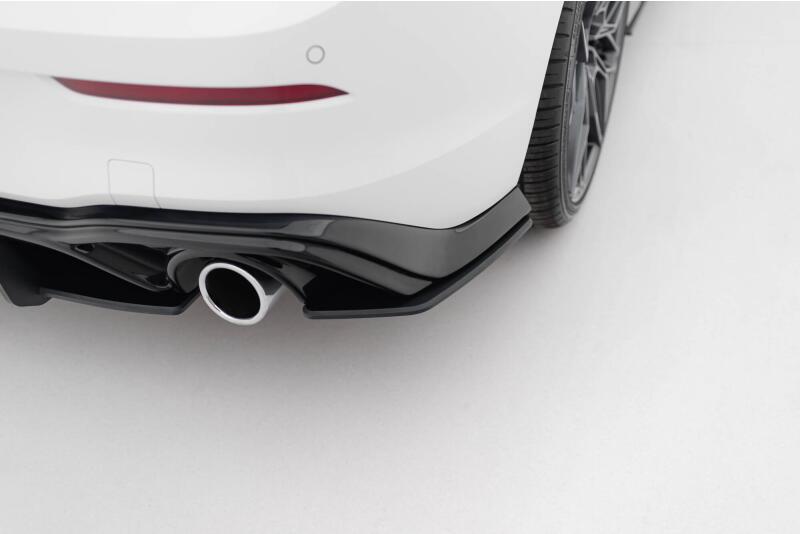 Maxton Design Street Pro Diffusor Flaps V.1 für VW Golf 8 GTI schwarz