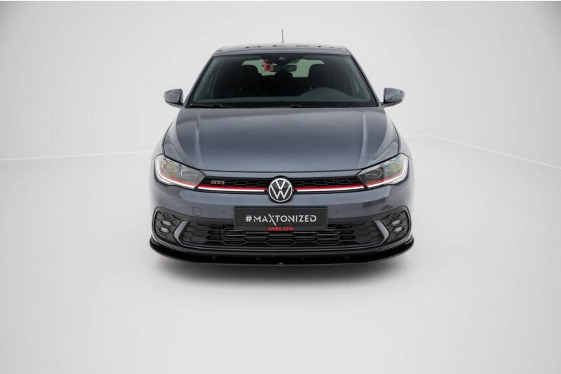 Maxton Design Street Pro Frontlippe für VW Polo GTI Mk6 Facelift schwarz