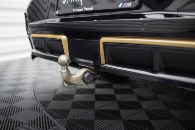 Maxton Design Heckdiffusor für BMW XM G09 Hochglanz schwarz