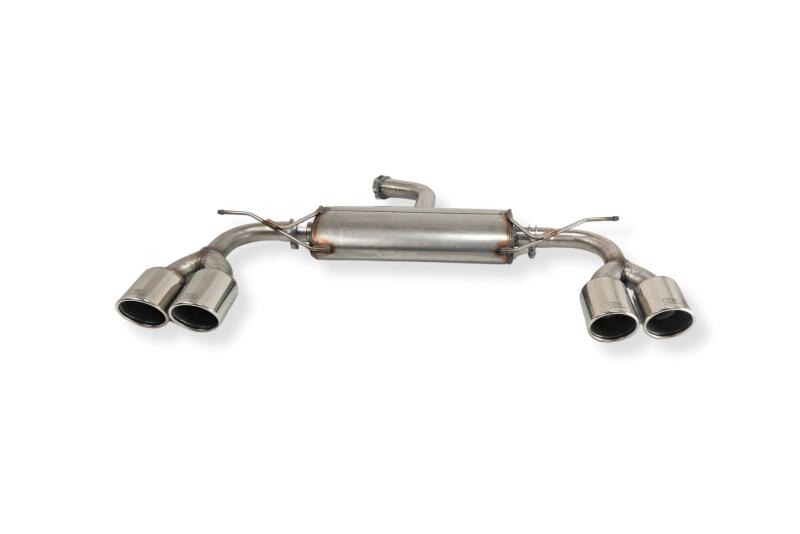 Edelstahl Sportauspuff Endschalldämpfer für VW Golf 8 1.5 TSI Endrohre 4x100mm poliert