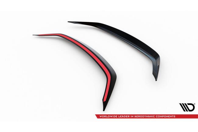 Maxton Design Heckspoiler Lippe für Chevrolet Camaro SS Mk6 Facelift Hochglanz schwarz