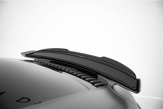Maxton Design Heckspoiler Lippe für Porsche 911 Turbo S Sport Package 992 Hochglanz schwarz