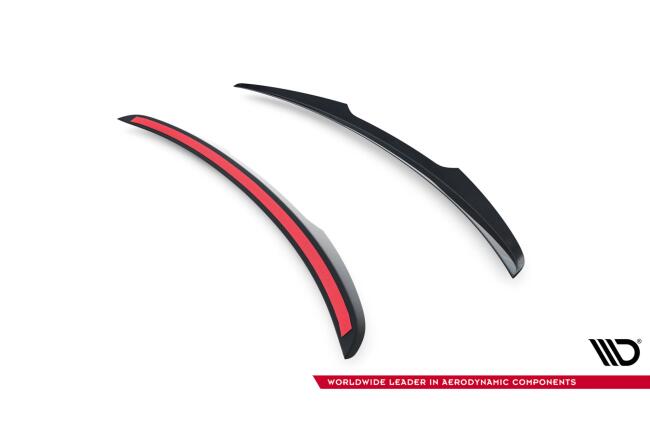 Maxton Design Heckspoiler Lippe für VW Atlas R-Line Mk1 Facelift 2 Hochglanz schwarz