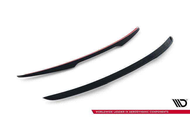 Maxton Design Heckspoiler Lippe für VW Atlas R-Line Mk1 Facelift 2 Hochglanz schwarz