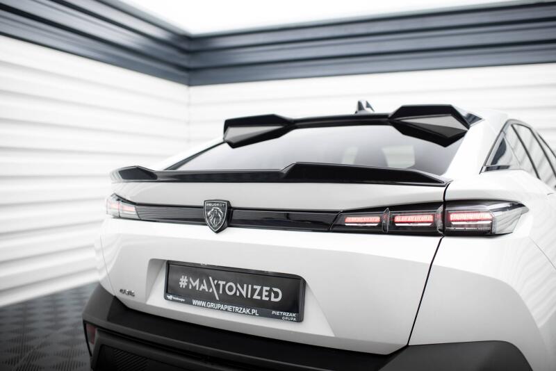 Maxton Design Heckspoiler 3D V.2 für Peugeot 408 Mk1 Hochglanz schwarz