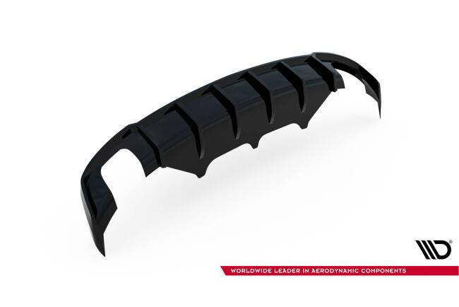 Maxton Design Heckdiffusor V.2 für Audi S7 C7 Hochglanz schwarz