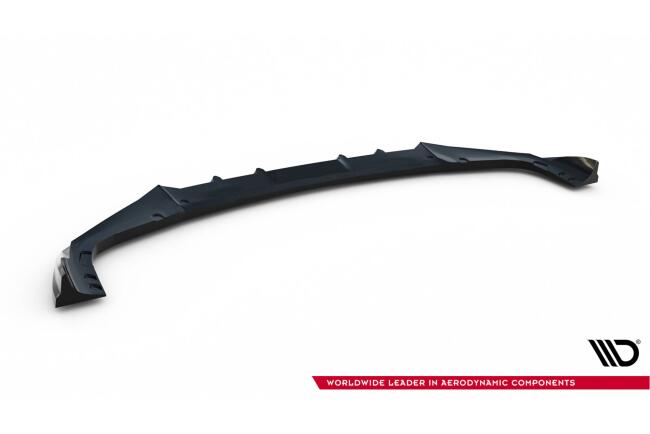 Maxton Design Frontlippe V.1 für BMW X6M F96 Facelift Hochglanz schwarz