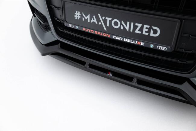 Maxton Design Frontlippe V.3 für Audi A6 / A6 C7 S-Line / S6 C7 Facelift Hochglanz schwarz
