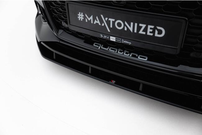 Maxton Design Street Pro Frontlippe für Audi RS5 Coupe / Sportback F5 schwarz