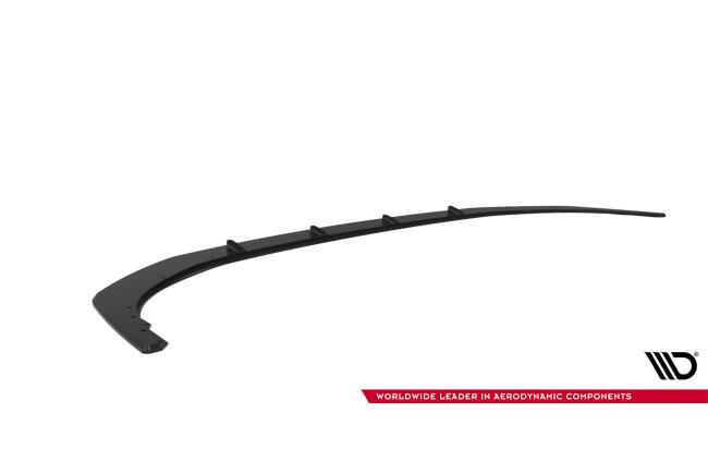 Maxton Design Street Pro Frontlippe für BMW M135i F70 schwarz mit roten Streifen