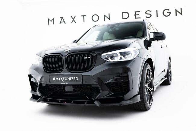 Maxton Design Frontlippe für BMW X3M F97 Hochglanz...