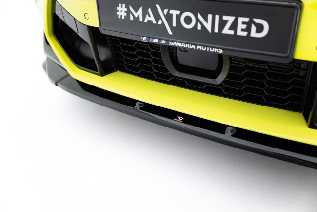 Maxton Design Frontlippe für BMW X4M F98 Facelift Hochglanz schwarz