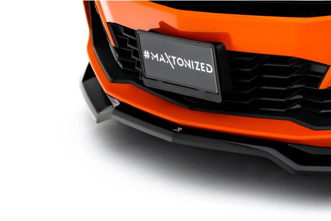 Maxton Design Frontlippe V.1 für Chevrolet Camaro SS Mk6 Facelift Hochglanz schwarz