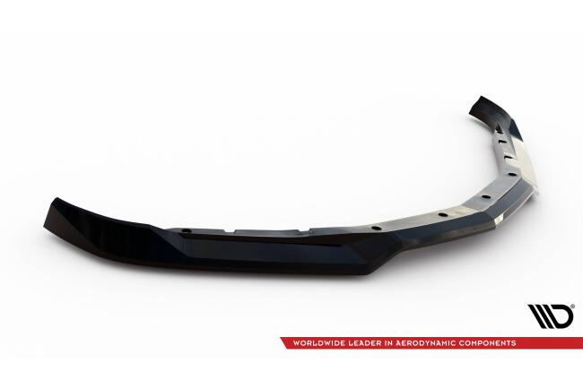 Maxton Design Frontlippe V.1 für Chevrolet Camaro SS Mk6 Facelift Hochglanz schwarz