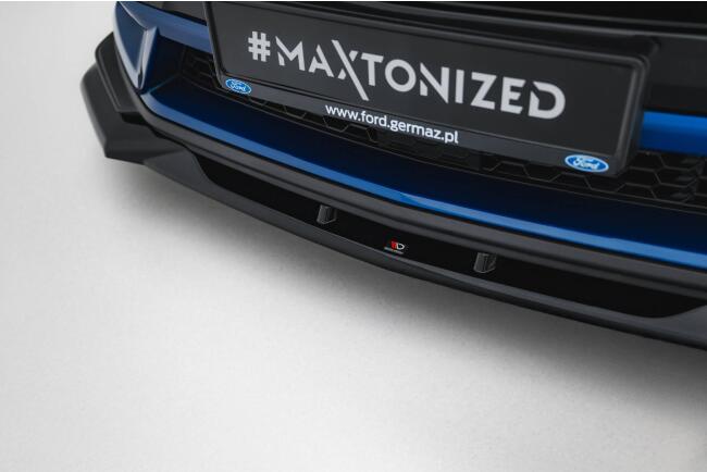 Maxton Design Frontlippe V.2 für Ford Mustang GT Mk7 Hochglanz schwarz