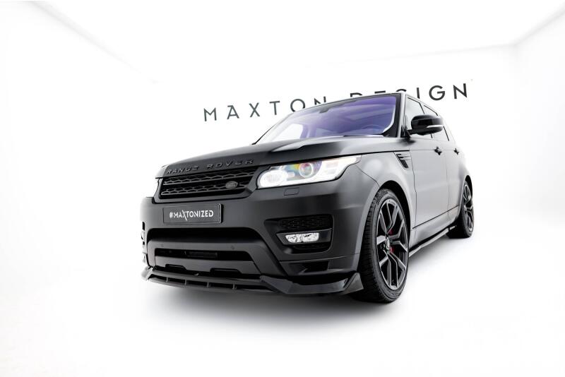Maxton Design Frontlippe für Land Rover Range Rover Sport Mk2 Hochglanz schwarz