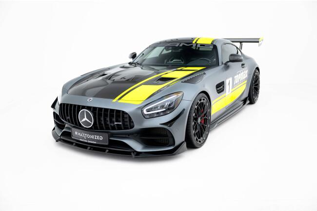 Maxton Design Frontlippe für Mercedes-AMG-GT C C190 Facelift Hochglanz schwarz