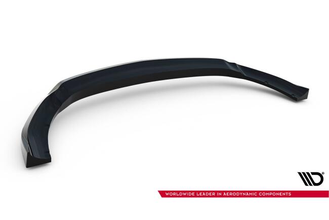 Maxton Design Frontlippe für Mercedes-AMG CLA 35 Coupe / Shooting Brake C118 Facelift / X118 Facelift Hochglanz schwarz