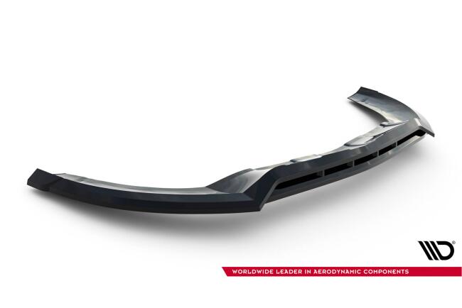 Maxton Design Frontlippe für Mercedes GLA 45 AMG Off-roader X156 Hochglanz schwarz