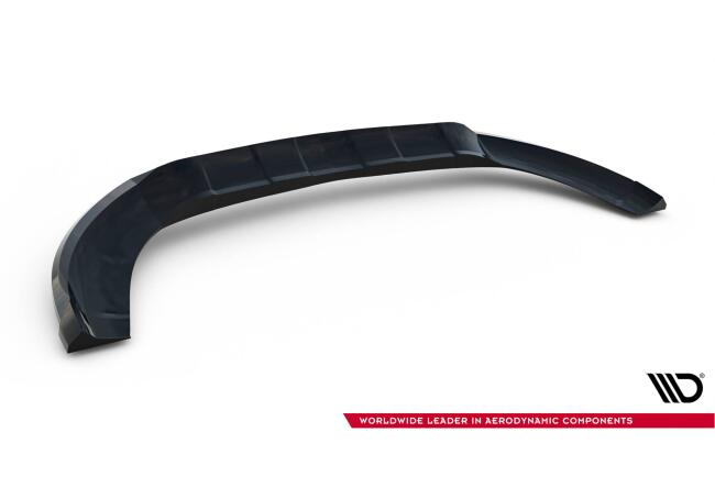 Maxton Design Frontlippe für Mercedes GLA 45 AMG Off-roader X156 Hochglanz schwarz