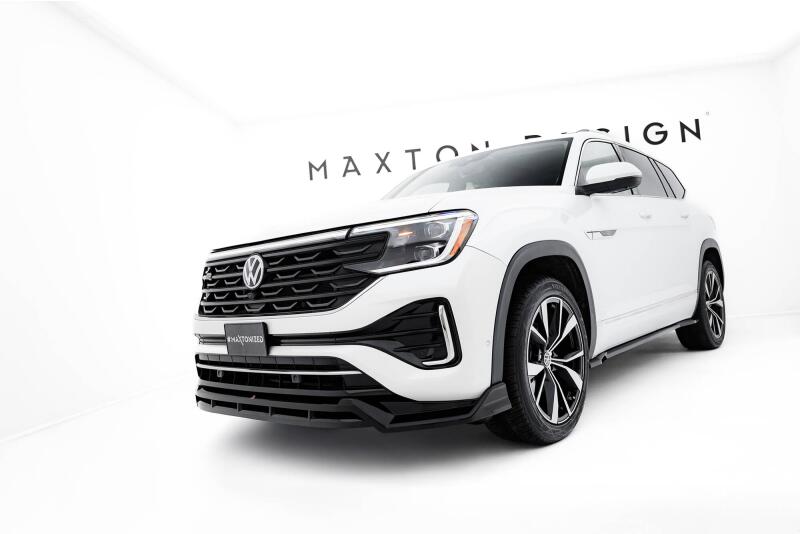 Maxton Design Frontlippe für VW Atlas R-Line Mk1 Facelift 2 Hochglanz schwarz