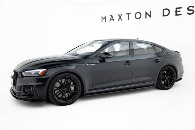 Maxton Design Seitenschweller (Paar) für Audi RS5 Sportback F5 Hochglanz schwarz