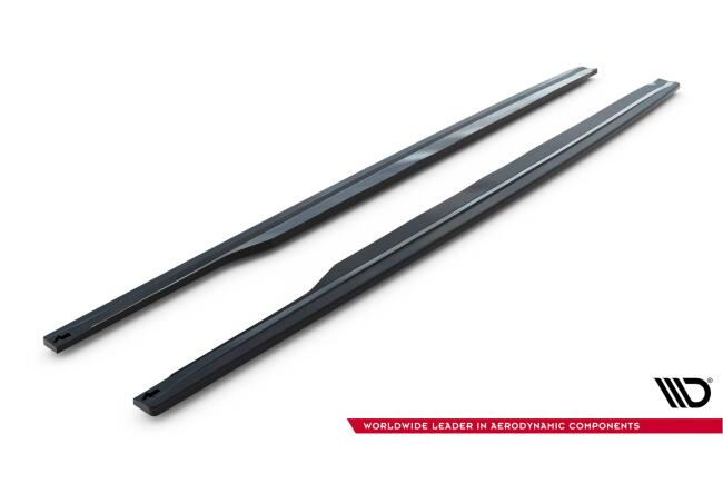 Maxton Design Seitenschweller (Paar) für Audi RS5 Sportback F5 Hochglanz schwarz