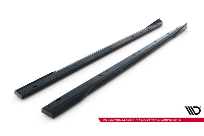 Maxton Design Seitenschweller (Paar) für Hyundai Elantra N Mk7 Hochglanz schwarz