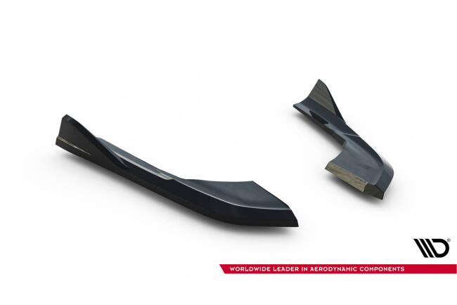 Maxton Design Diffusor Flaps V.1 für Audi A3 Limousine 8V Facelift Hochglanz schwarz