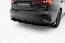 Maxton Design Street Pro Heckdiffusor für Audi A3 Limousine 8Y Schwarz-Rot mit Hochglanz Flaps