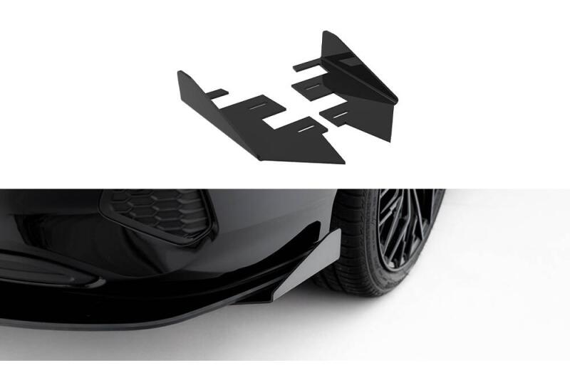 Maxton Design Street Pro Diffusor Flaps für Audi A3 Limousine 8Y Hochglanz schwarz