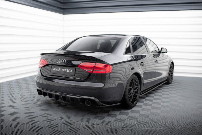 Maxton Design Heckdiffusor V.2 für Audi A4 B8 Hochglanz Schwarz