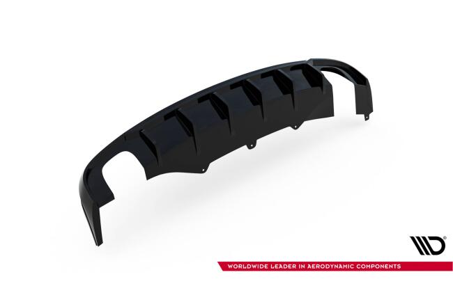 Maxton Design Heckdiffusor V.2 für Audi A4 B8 Hochglanz Schwarz