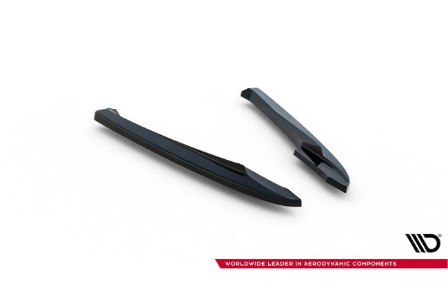 Maxton Design Diffusor Flaps V.2 für Audi A4 B8 Hochglanz schwarz