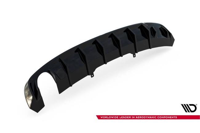 Maxton Design Heckdiffusor V.1 für Audi A4 S-line B9 Hochglanz schwarz