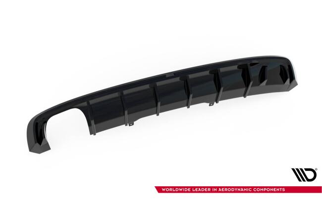 Maxton Design Heckdiffusor V.3 für Audi A4 S-line B9 Hochglanz schwarz