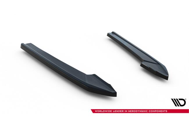 Maxton Design Diffusor Flaps V.3 für Audi A4 S-line B9 Hochglanz schwarz