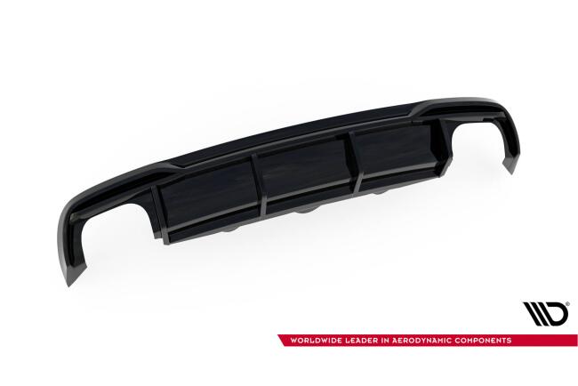 Maxton Design Heckdiffusor V.4 für Audi A5 Coupe B8 8T Standard Facelift Hochglanz schwarz