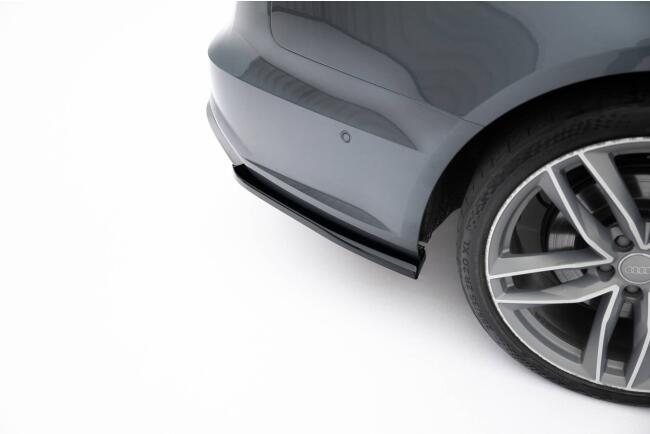 Maxton Design Diffusor Flaps V.3 für Audi A6 / A6 S-Line / S6 C7 FL Hochglanz schwarz