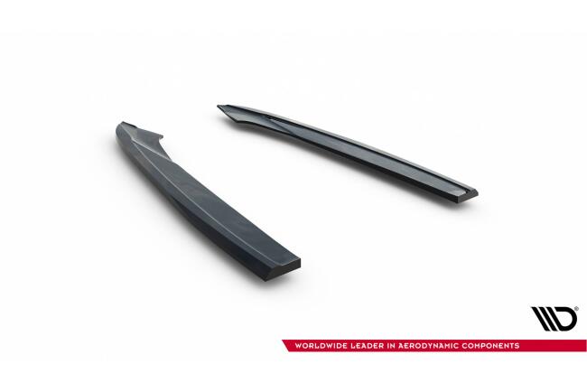 Maxton Design Diffusor Flaps V.3 für Audi A6 / A6 S-Line / S6 C7 FL Hochglanz schwarz