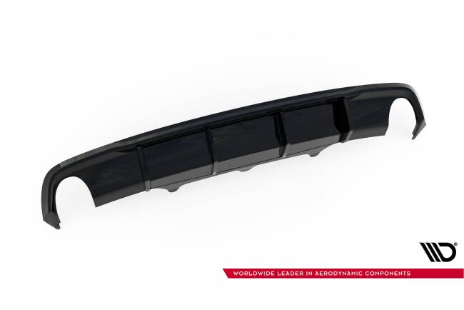 Maxton Design Heckdiffusor für Audi S6 / A6 S-line Avant C7 (2011-2014) Hochglanz schwarz